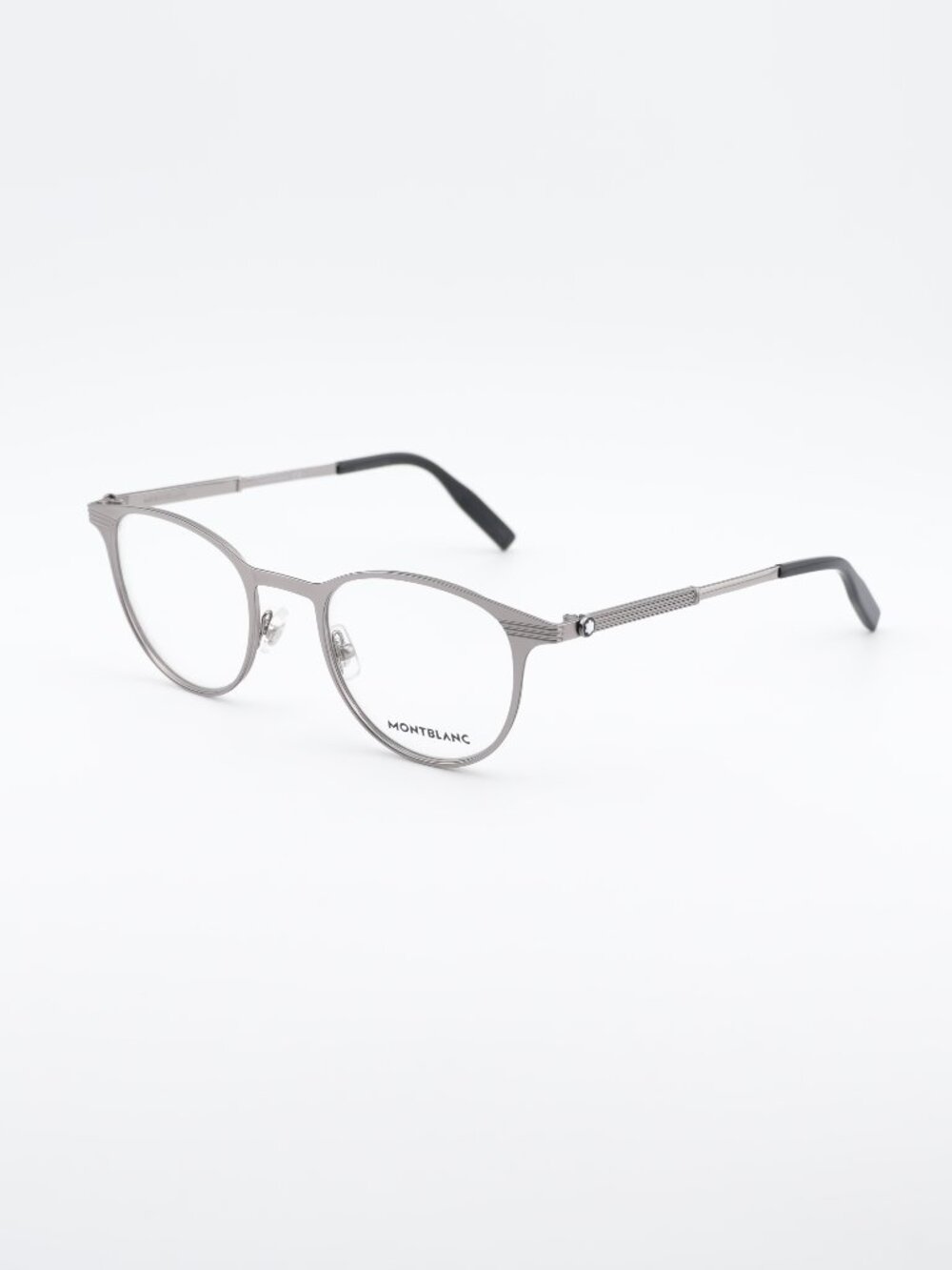 Montblanc MB0095O 003 Unisex Eyeglasses Ruthenium 48mm Square Frame